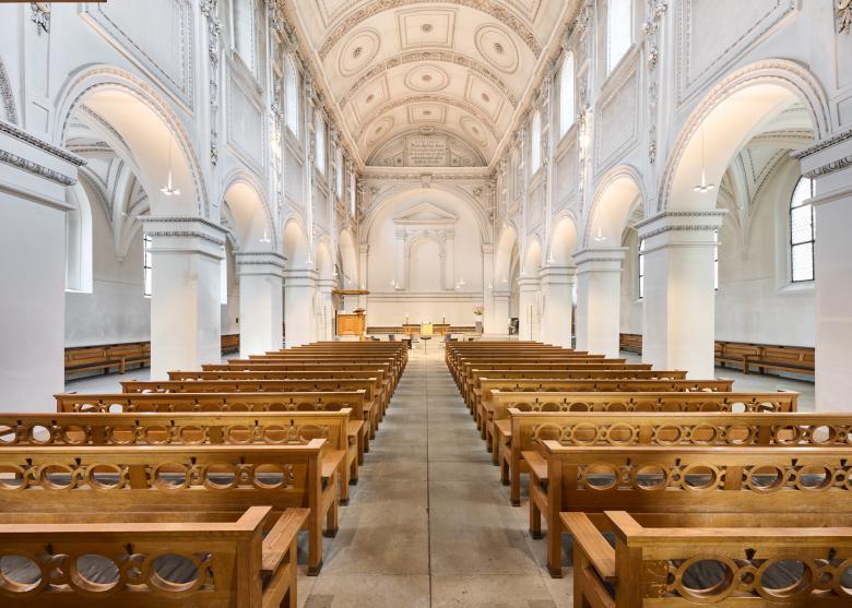 Die Predigerkirche in Zürich.