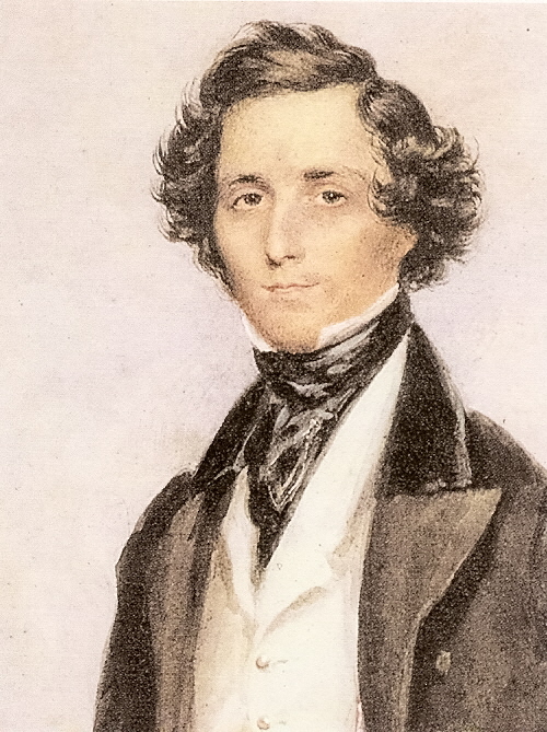Porträt Felix Mendelssohn Bartholdy.
