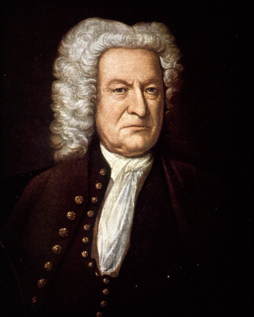 Porträt Johann Sebastian Bach.